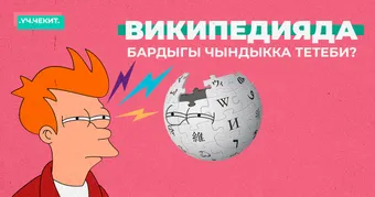 Википедияда бардыгы чындыкка тетеби?